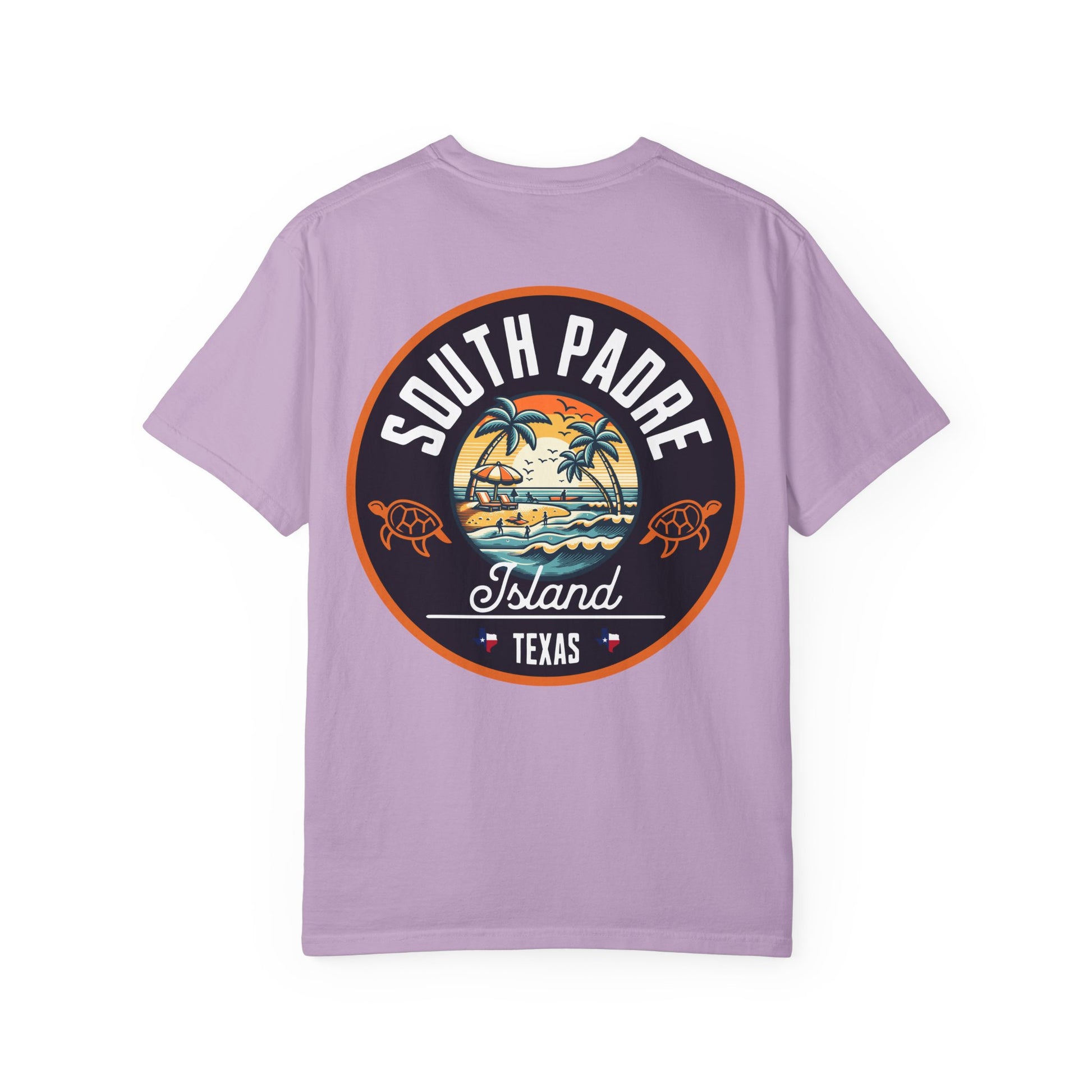 Garment-Dyed T-shirt South Padre Island Texas Logo