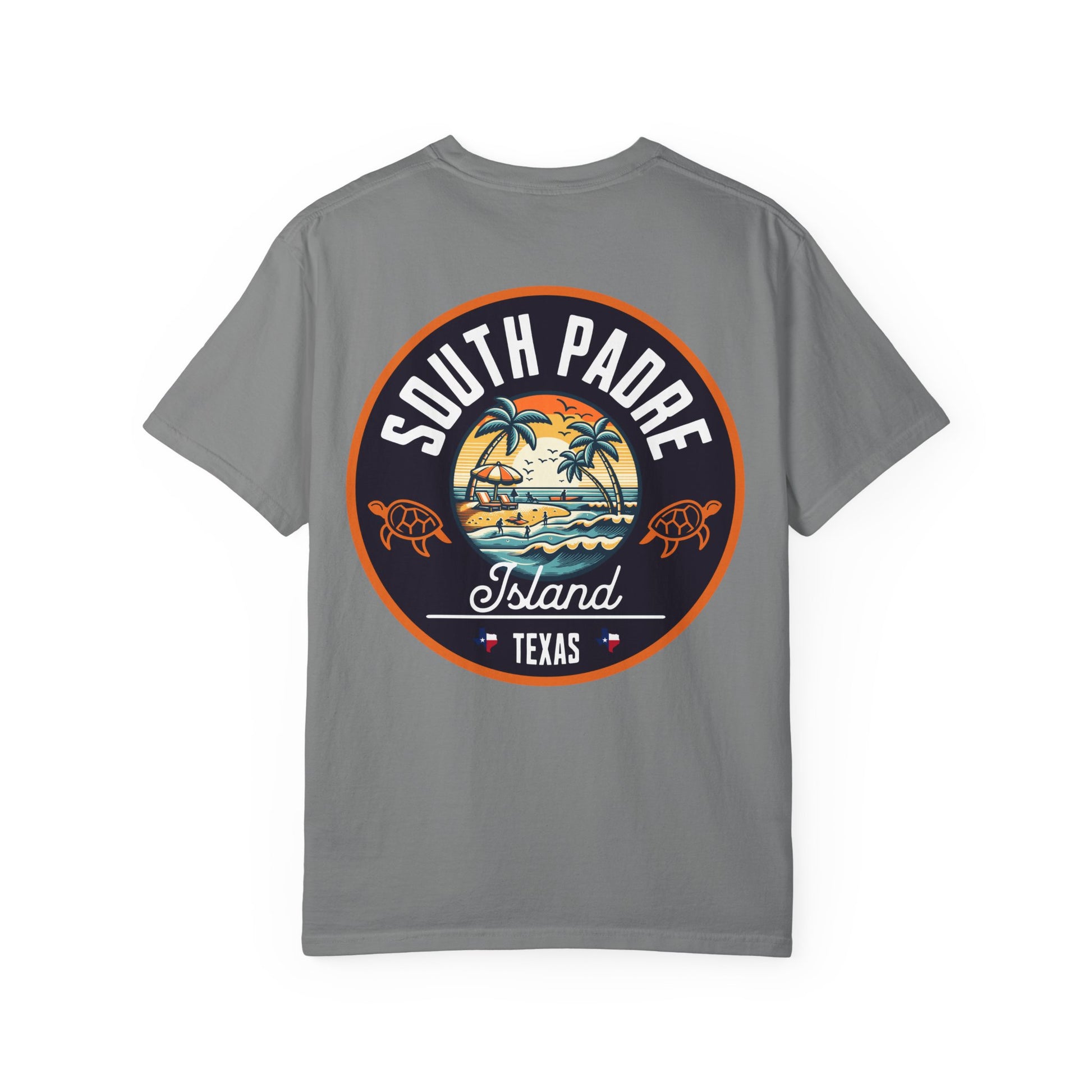 Garment-Dyed T-shirt South Padre Island Texas Logo