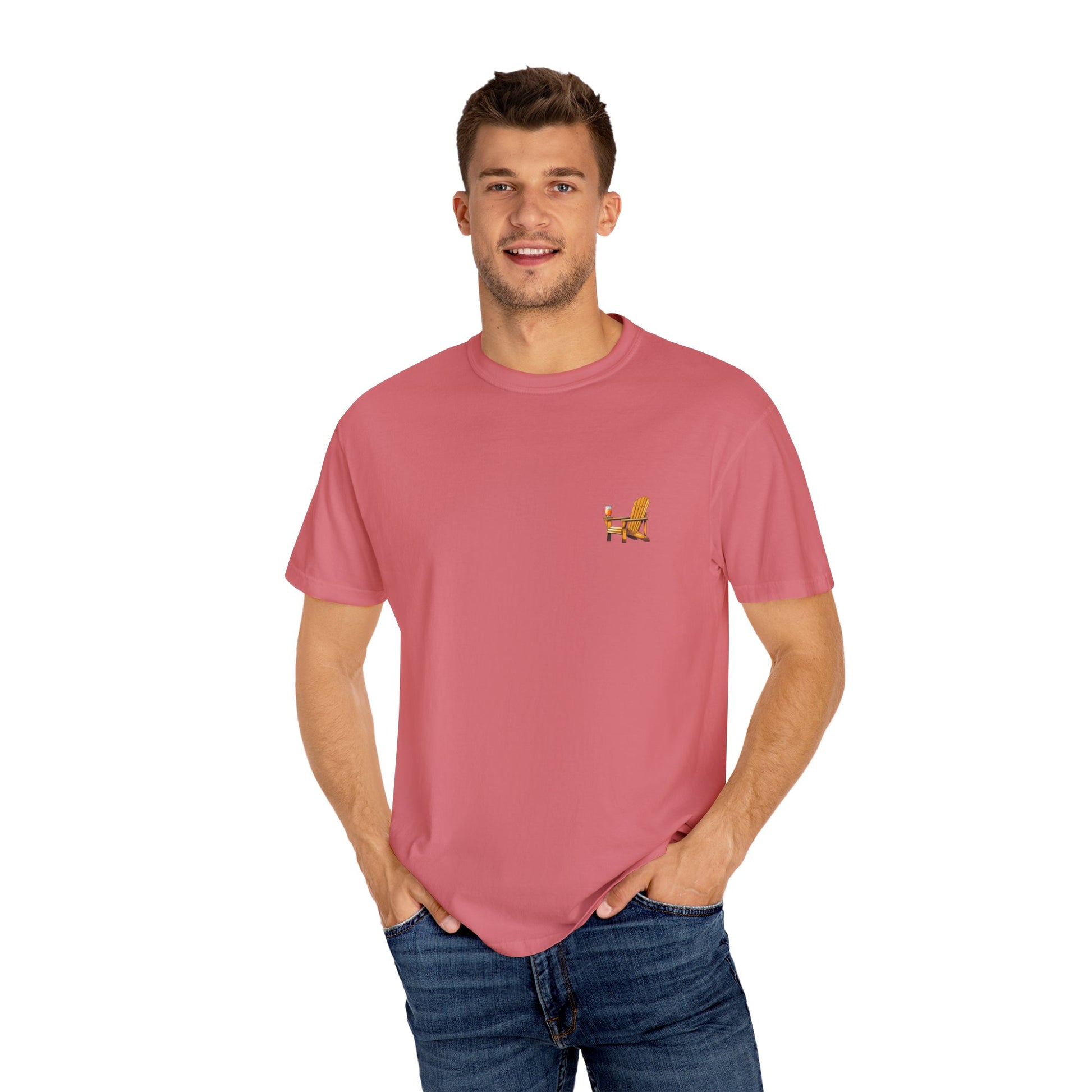 Garment-Dyed T-shirt South Padre Island Texas Logo