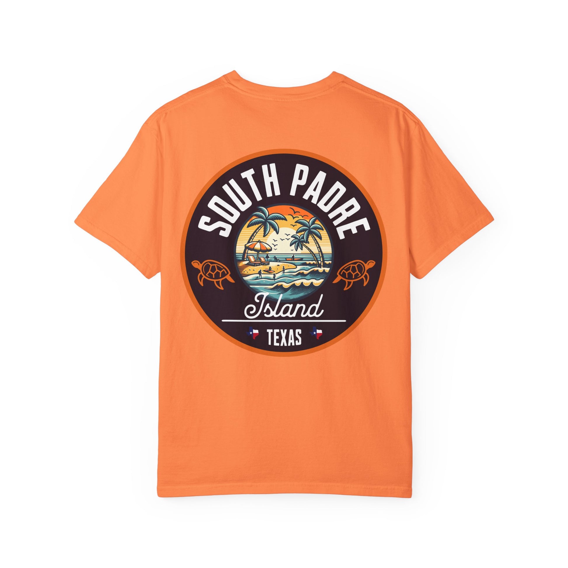 Garment-Dyed T-shirt South Padre Island Texas Logo
