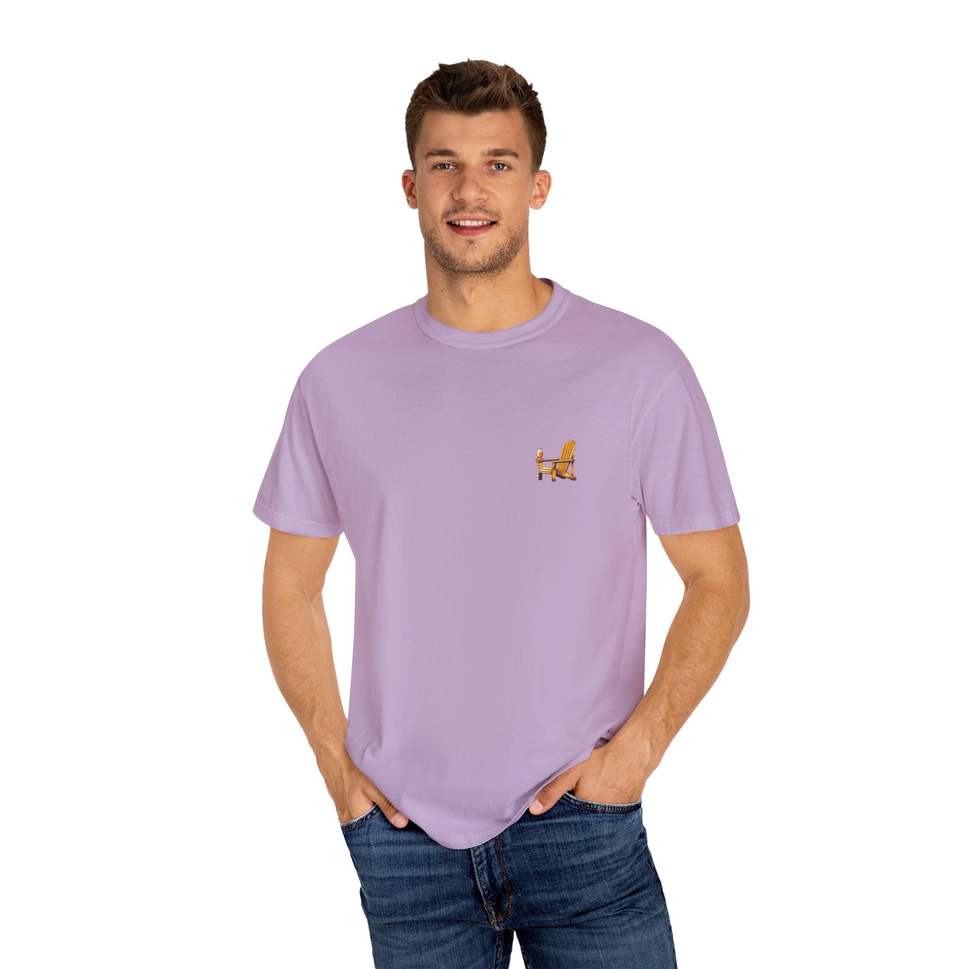 Garment-Dyed T-shirt South Padre Island Texas Logo