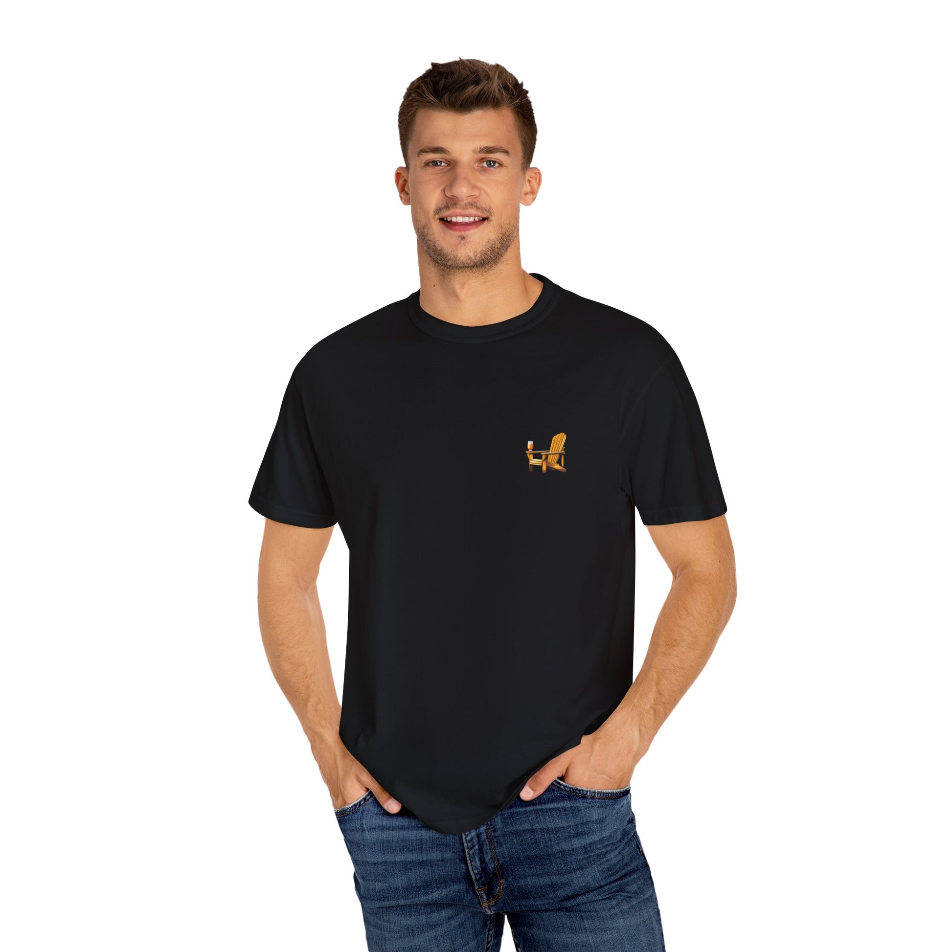 Garment-Dyed T-shirt South Padre Island Texas Logo